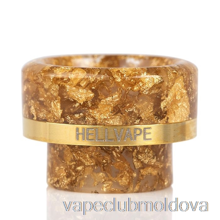Vape Pod Kit Hellvape Ag+/passage Rda Drip Tip Gold